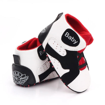 New Baby Boys Girl Sneakers Soft Bottom Non-slip Comfortable Baby Soccer Basketball Sports Shoes Infant First Walker Shoes