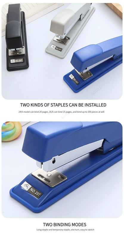 Hand held stapler student office binding machine multi function labor saving durable stapler thickened medium stapler