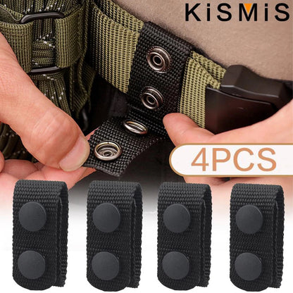 4Pcs Multipurpose Tactical Belt Nylon Buckle with Double Snaps Wide Belt Accessories for Outdoor Sports