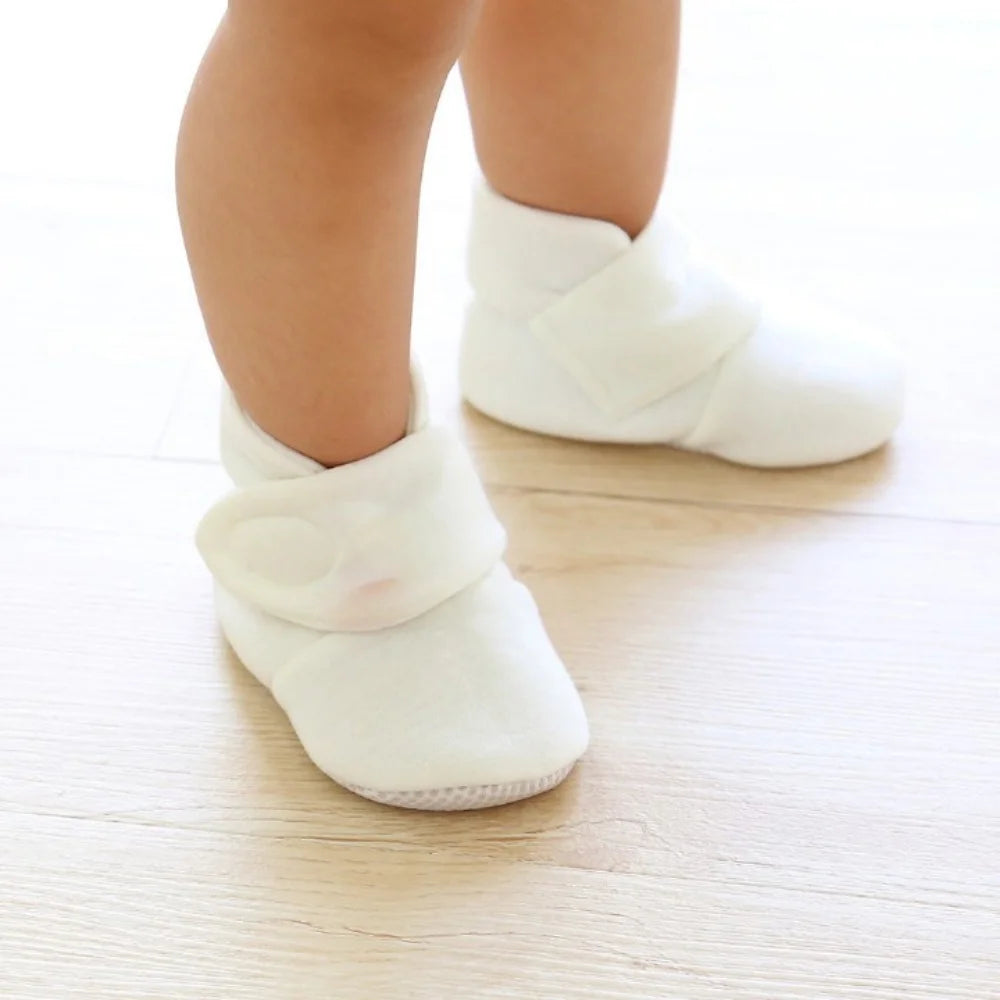 Meckior Baby Shoes Socks Warm Anti-slip Cotton Comfort Light Weight Crawl Toddler First Walkers Baby Boys Girls Booties Shoes