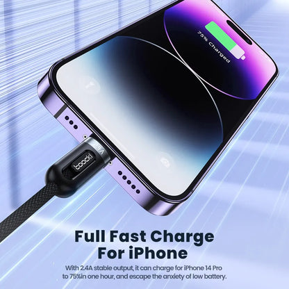 6A 3in1 Fast Charging Cable USB Type C Type-C Mobile Phone Cable for iPhone X Xiaomi Oneplus Realme Poco USB Micro Cables