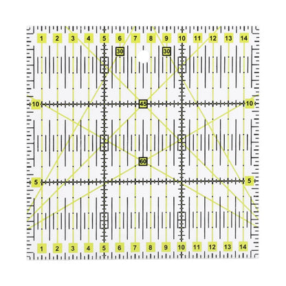 1/2pcs 15cm Quilting Patchwork Ruler Fabric Cloth Cutting Ruler