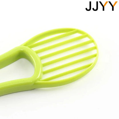 3 in 1 Avocado Slicer Shea Corer Butter Fruit Peeler Cutter Pulp Separator Plastic Knife Kitchen Vegetable Tools