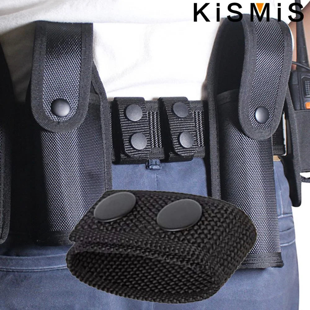 4Pcs Multipurpose Tactical Belt Nylon Buckle with Double Snaps Wide Belt Accessories for Outdoor Sports