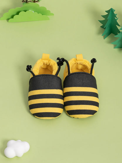 Meckior Newborn Cute Animal Pattern Baby Shoes Bee Baby Boys Girls Soft Shoes Anti-slip No Baby Shoe Loss Casual Moccasin