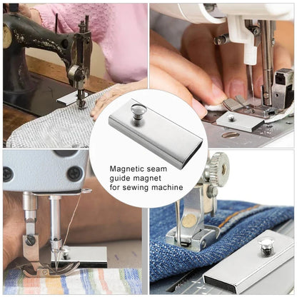 1/2pcs Magnetic Seam Guide Magnet for Sewing Machine Magnetic Sewing Guide Quilting Supplies Sewing Machine Presser Foot Tools