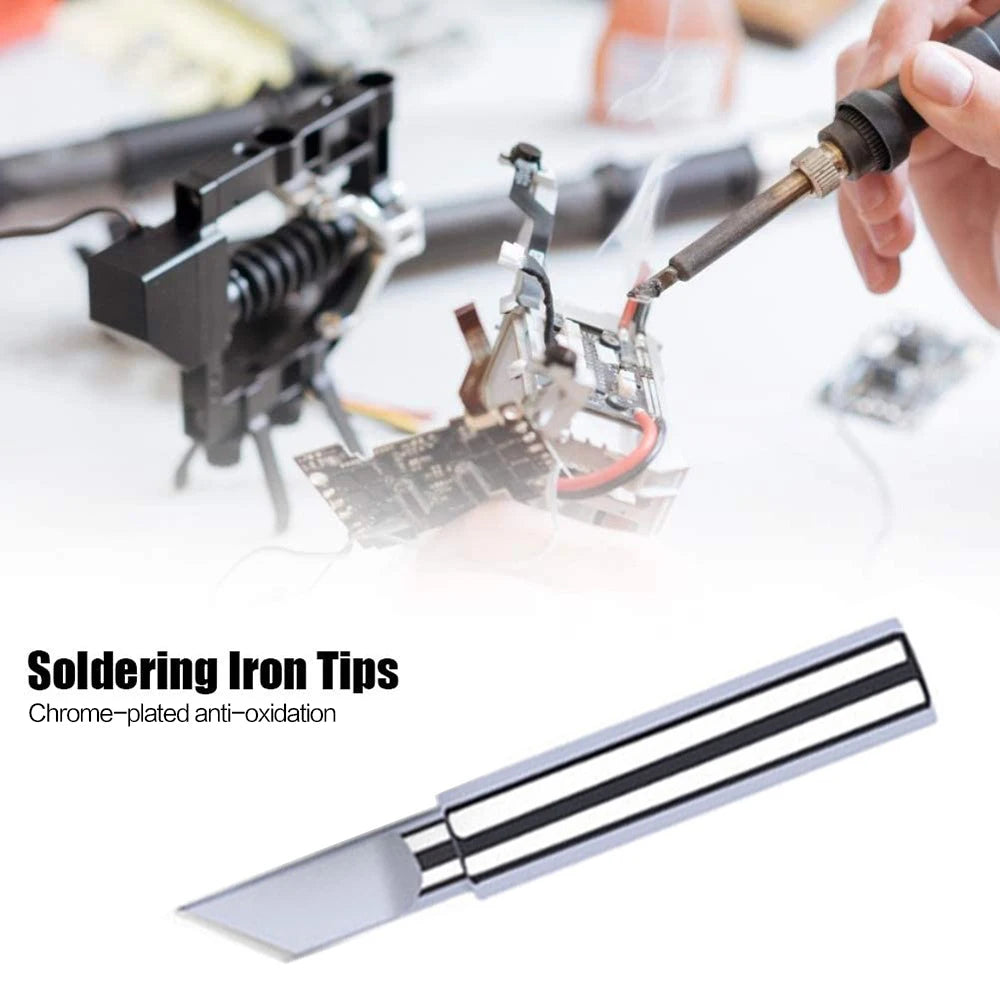 5PCS/10PCS Soldering Iron Tips Soldering Iron Head Set DIY Electric Soldering Iron Replacement Tip Repair