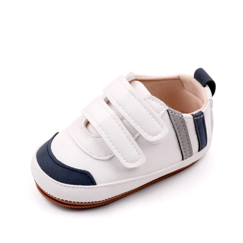 Meckior Newborn 0-18 Months Baby Sneakers Casual Infant Boys Girls Shoes Soft Rubber Bottom Anti-slip First Walker Baby Shoes