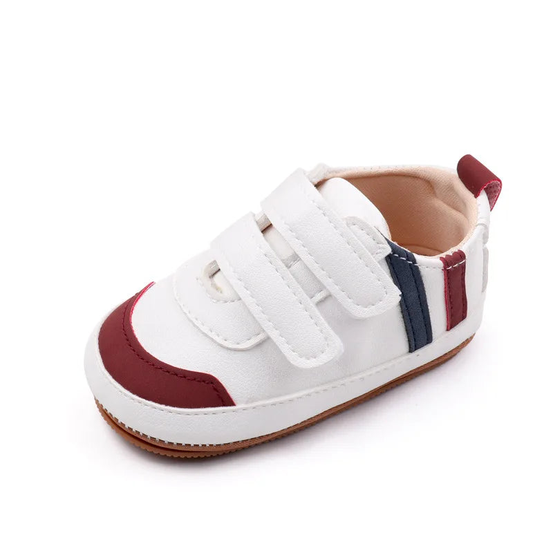 Meckior Newborn 0-18 Months Baby Sneakers Casual Infant Boys Girls Shoes Soft Rubber Bottom Anti-slip First Walker Baby Shoes