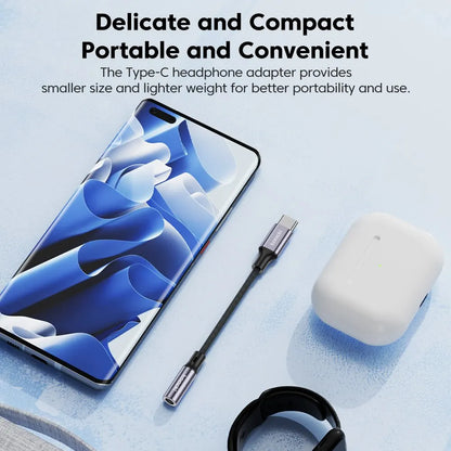 USB Type C 3.5 Jack Earphone Adapter USB C to 3.5mm Headphones AUX Audio Cable For Huawei P30 Xiaomi Mi 10 9 Es