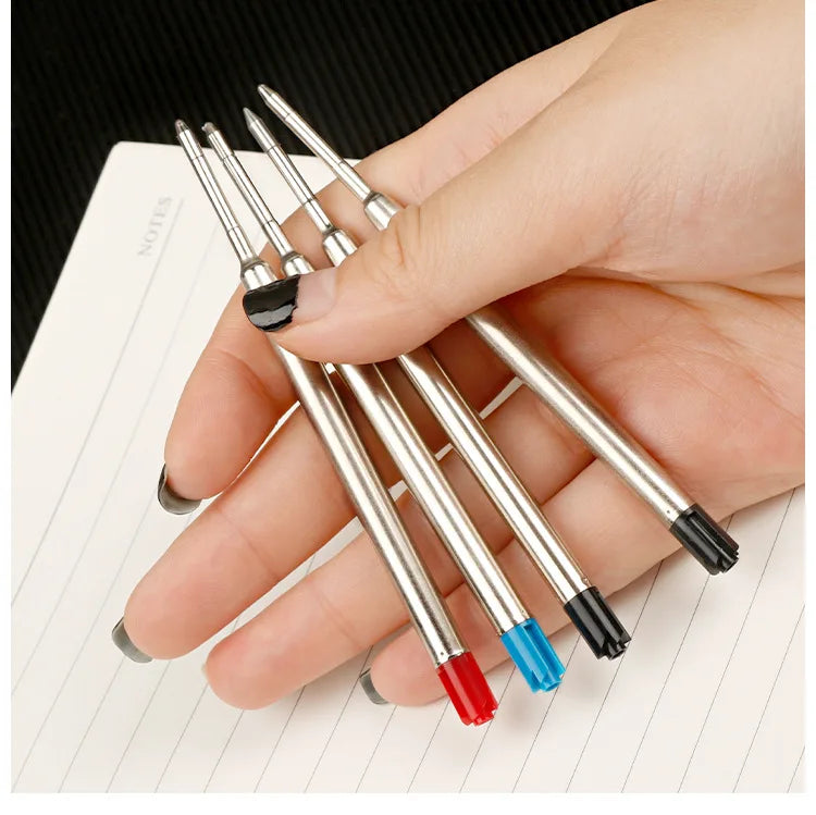 5/10/20pcs L:3.9 In/99mm Ballpoint Pen G2 Refills for Medium Point blue red Black Ink Rods for Writing Office Stationery