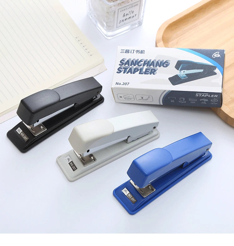 Hand held stapler student office binding machine multi function labor saving durable stapler thickened medium stapler