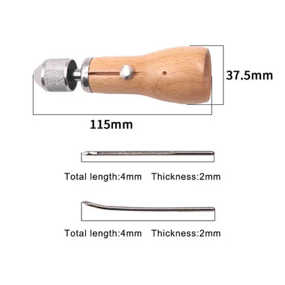 DIY Leather Sewing Awl Thread Kit Manual Sewing Machine Speedy Stitcher Leather Craft Stitching Shoemaker Canvas Repair Tools