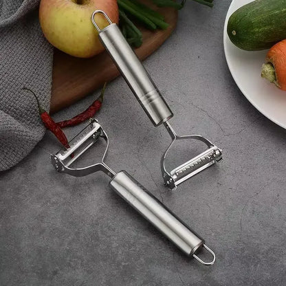 4in1 Peeler Multifunction Grater Julienne Peeler Vegetable Fruit Peeler Stainless Steel Shredder Kitchen Tool