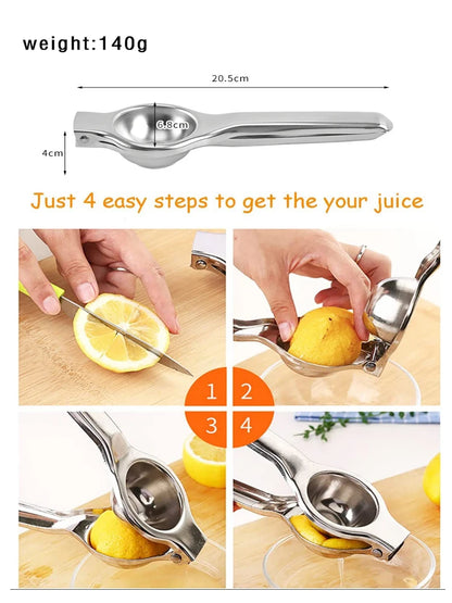 Lemon Squeezer Stainless Steel Manual Citrus Lemon Squeezer Lime Squeezer Press Citrus Juicers Hand Squeezer Kitchen Accessories