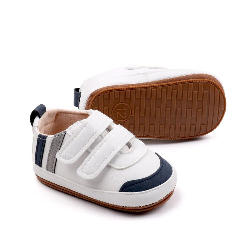 Meckior Newborn 0-18 Months Baby Sneakers Casual Infant Boys Girls Shoes Soft Rubber Bottom Anti-slip First Walker Baby Shoes