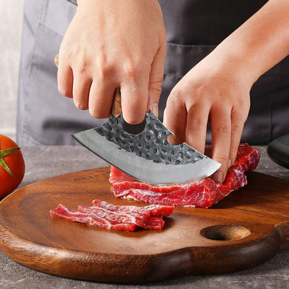 Multifunctional Knife Meat Cleaver Bone Cleaver Forging Knife Stainless Steel Kitchen Knife Cooking Tools BBQ