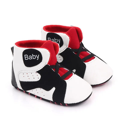 New Baby Boys Girl Sneakers Soft Bottom Non-slip Comfortable Baby Soccer Basketball Sports Shoes Infant First Walker Shoes