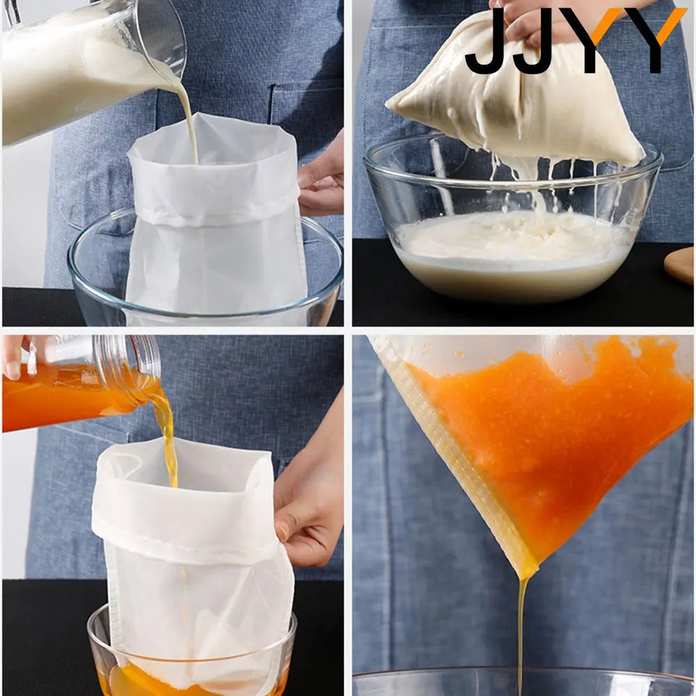 Beer Homebrew Filter Bag for Brewing Malt Boiling Wort Mash Strainer Tool Mesh Nylon Food Strainer Bag Nut Milk Juice Filte