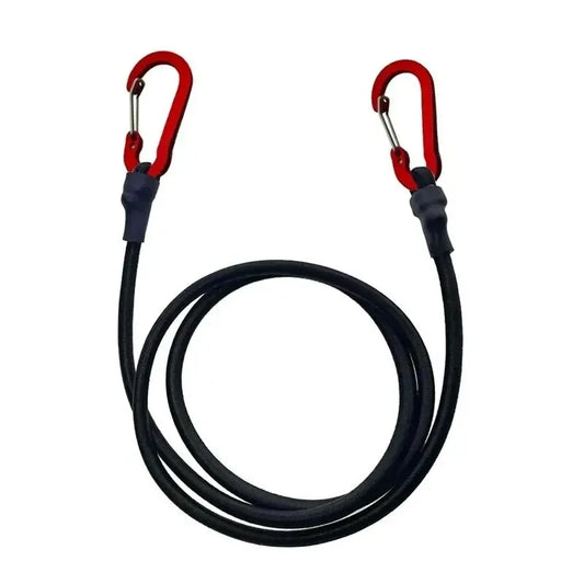 Heavy Duty Bungee Cord Elastic Tie Strap String Carabiner Hooks Kayak Cycling Luggage Packing Ropes Camping Accessories