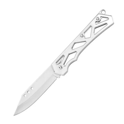 Pocket Folding Fruit Knife, Stainless Steel Outdoor Knife with Non-slip Handle for Kitchen Accessories