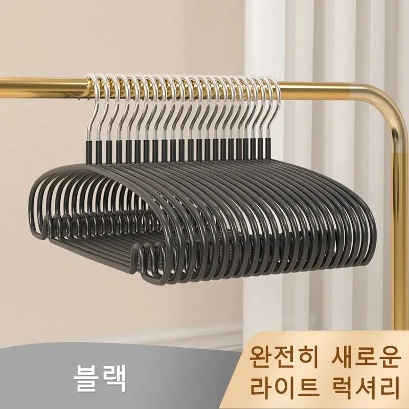 10PCS Simple Clothes Hanger Non Slip Dormitory Household Clothes Hanging to Prevent Clothes Deformation Clothes Storage