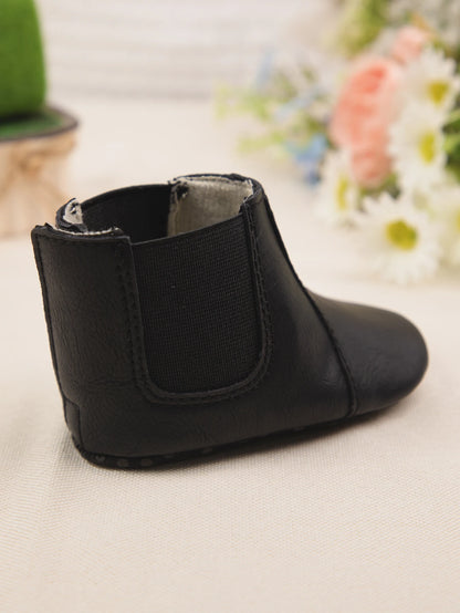 New Newborn Baby Casual Toddler Shoes Baby Boy Girl Solid Color Boots Anti-Slip Warm Cotton Shoes Sole Baby Shoes Four Seasons 0