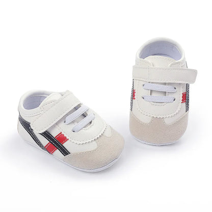 Meckior Colorblocking Unisex Baby Shoes Newborn Baby Hundred Baby Boys Girls Sneakers Anti-slip Rubber Toddler Shoes