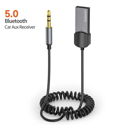 AUX Bluetooth Car Adapter Dongle Cable For Car Tablet Bluetooth Receiver 5 USB to 3.5mm Jack Speaker Audio Music Receiver