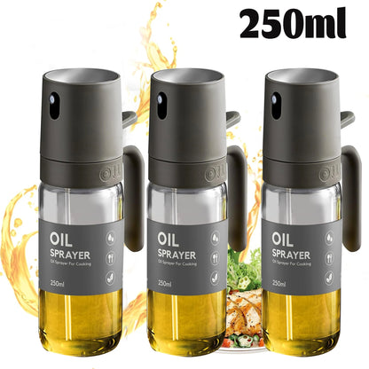 Kitchen Glass Oil Sprayer Bottle Olive Oil Sprayer Mister Spray Oil Dispenser Oil Jar Cruet BBQ Baking Picnic Kitchen Tool