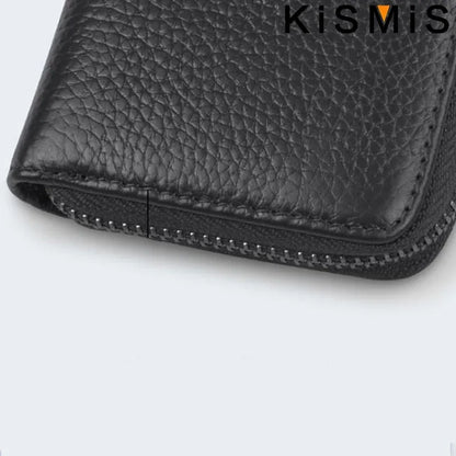 1PC Women Men Leather 26 Slots ID Credit Card Holders RFID Blocking Wallet Case Pocket Bag