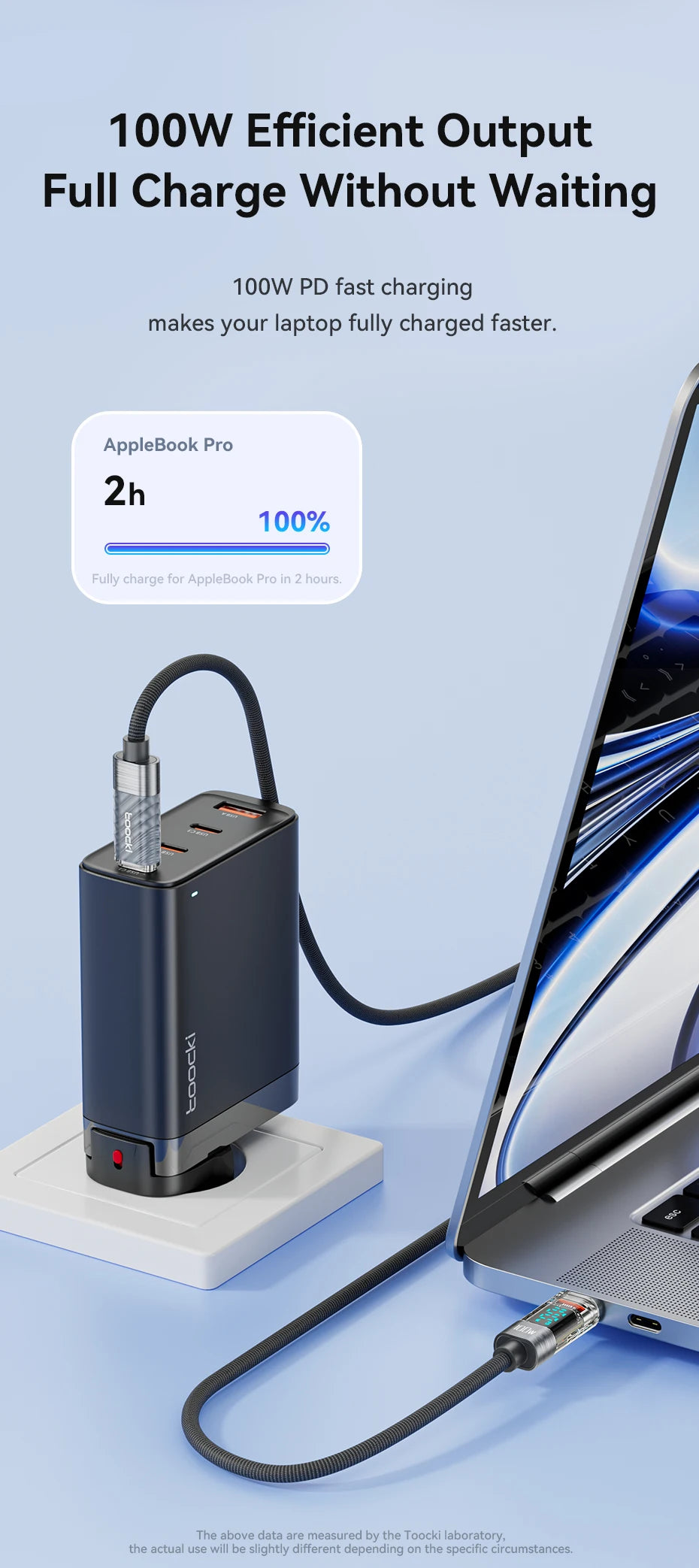 Type C to Type C Cable 100W PD Display Fast Charging Charger USB C to USB C Transparent Cable For Xiaomi Macbook