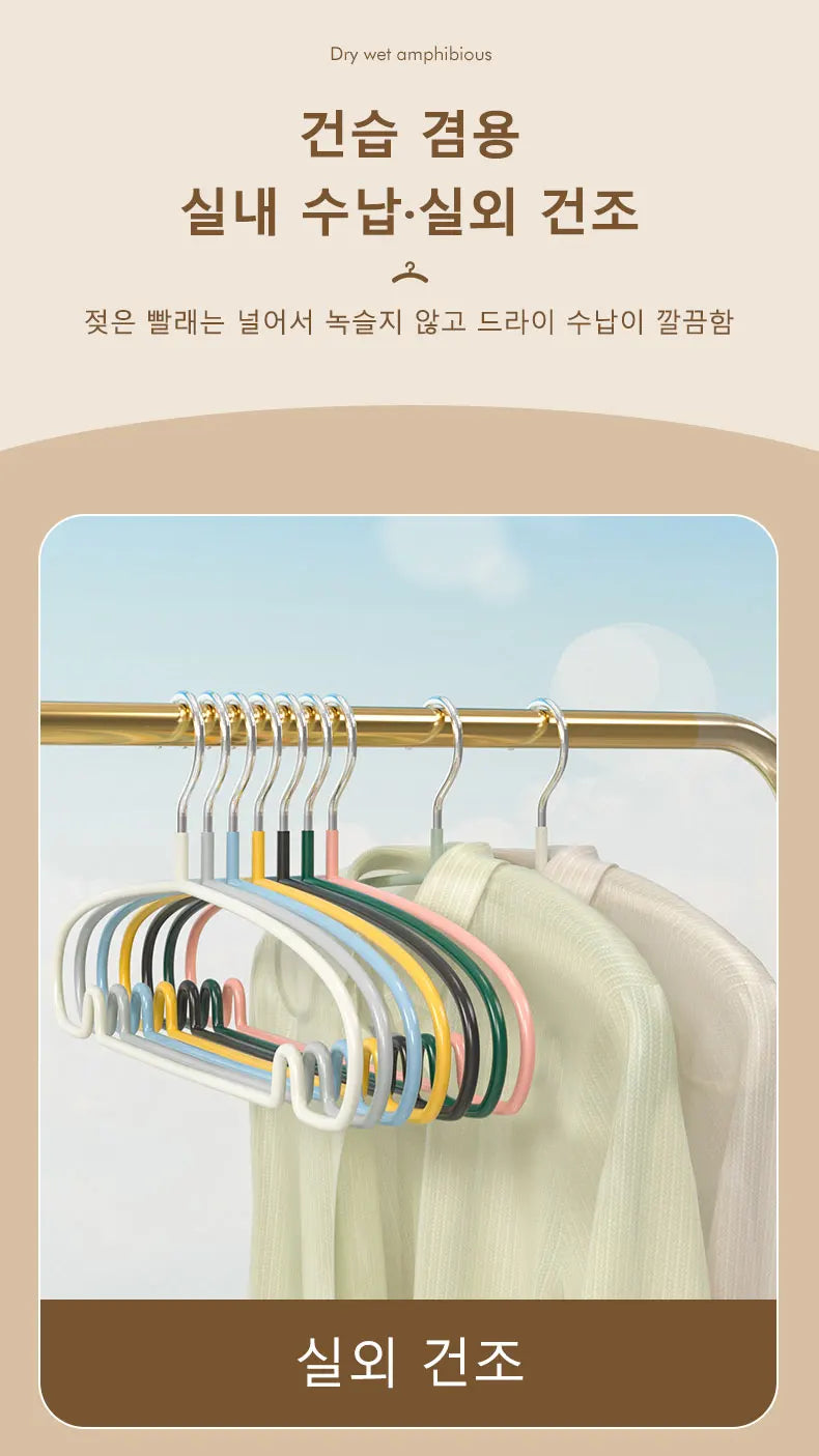 10PCS Simple Clothes Hanger Non Slip Dormitory Household Clothes Hanging to Prevent Clothes Deformation Clothes Storage