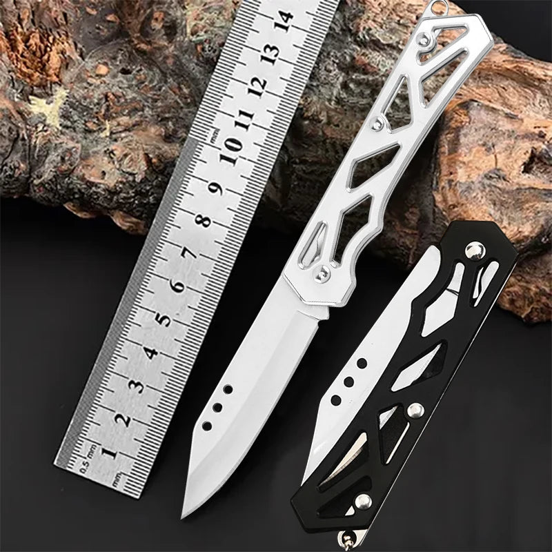 5PCS Pocket Folding Fruit Knife Set Stainless Steel Knife with Non-slip Handle for Kitchen Accessories Box Opener Utility Knife