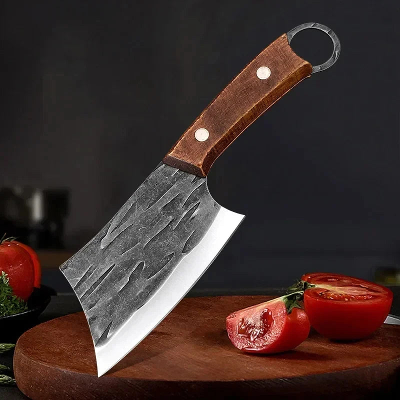 Kitchen Chef Knives Handmade Forged Boning Knife Meat Cleaver Stainless Steel Butcher Knife Wooden Handle Kitchen Accessories