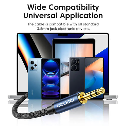 AUX Cable Speaker Cable 3.5mm Jack Male to Male Audio Cable For Car Headphone Adapter Xiaomi Samsung AUX Cord