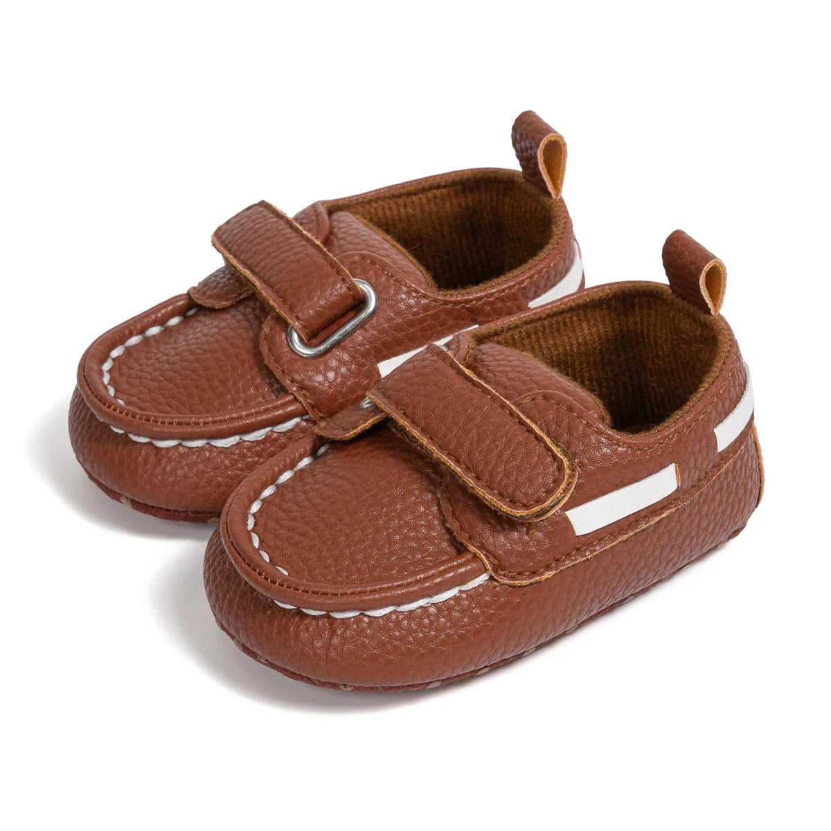 New Unisex Leather Shoes Anti-slip Soft Bottom Baby Boys and Girls Casual Shoes Newborn Toddler First Walkers Crib Shoes 0-18M