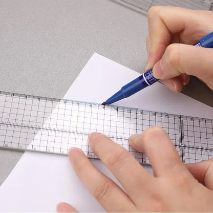 1/2pcs 15cm Quilting Patchwork Ruler Fabric Cloth Cutting Ruler