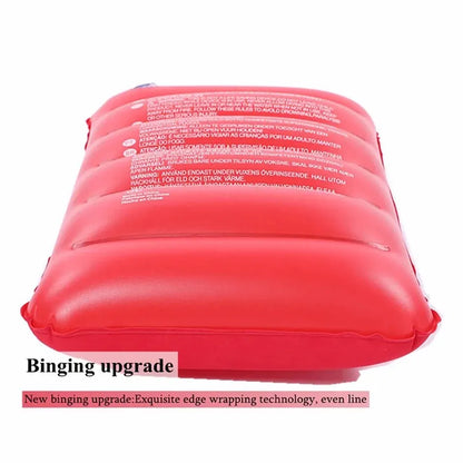 47x30cm Air Cushion Pillows Outdoor Camping Sleep Cushion Folding Square Lnflatable Pillows Travel Backrest Plane Head Rest Big