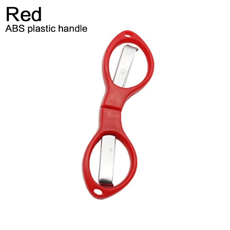 Fishing Line Scissor Portable Folding Safety Scissors Comfortable Zinc Alloy Grip Sharp Stainless Steel Safety Blade