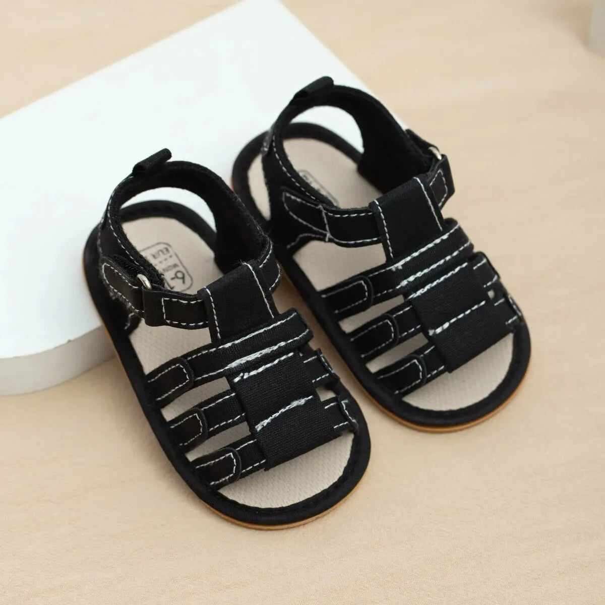 Meckior Summer Baby Shoes Baby Boy Girl Sandal Non-slip Rubber Sole Infant First Walkers Toddler Casual Baby Boy Garden Sandals