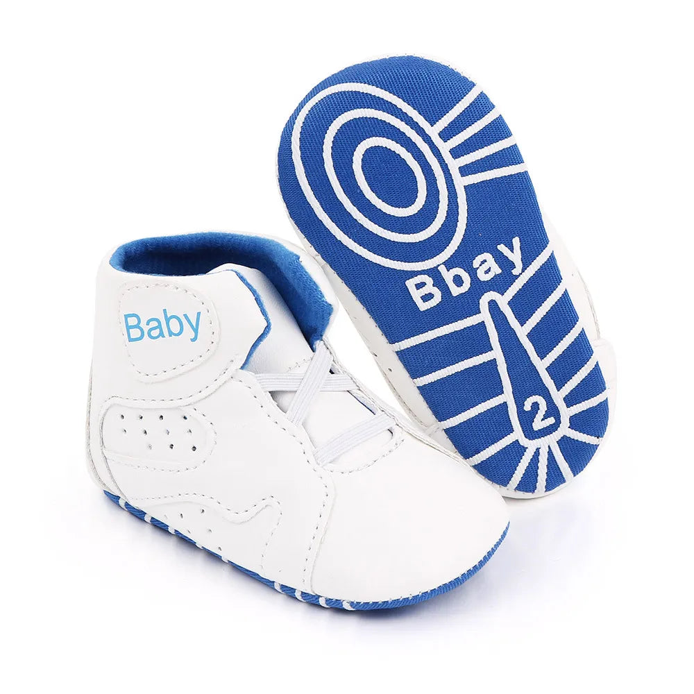 New Baby Boys Girl Sneakers Soft Bottom Non-slip Comfortable Baby Soccer Basketball Sports Shoes Infant First Walker Shoes