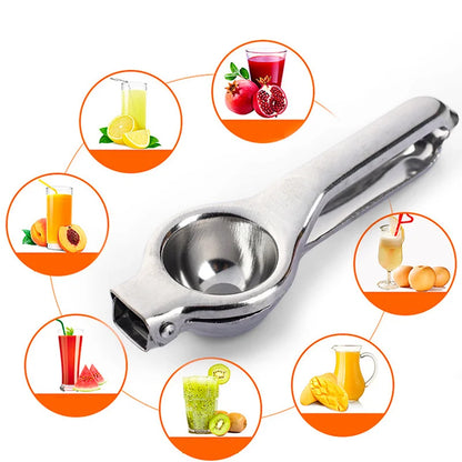 Lemon Squeezer Stainless Steel Manual Citrus Lemon Squeezer Lime Squeezer Press Citrus Juicers Hand Squeezer Kitchen Accessories