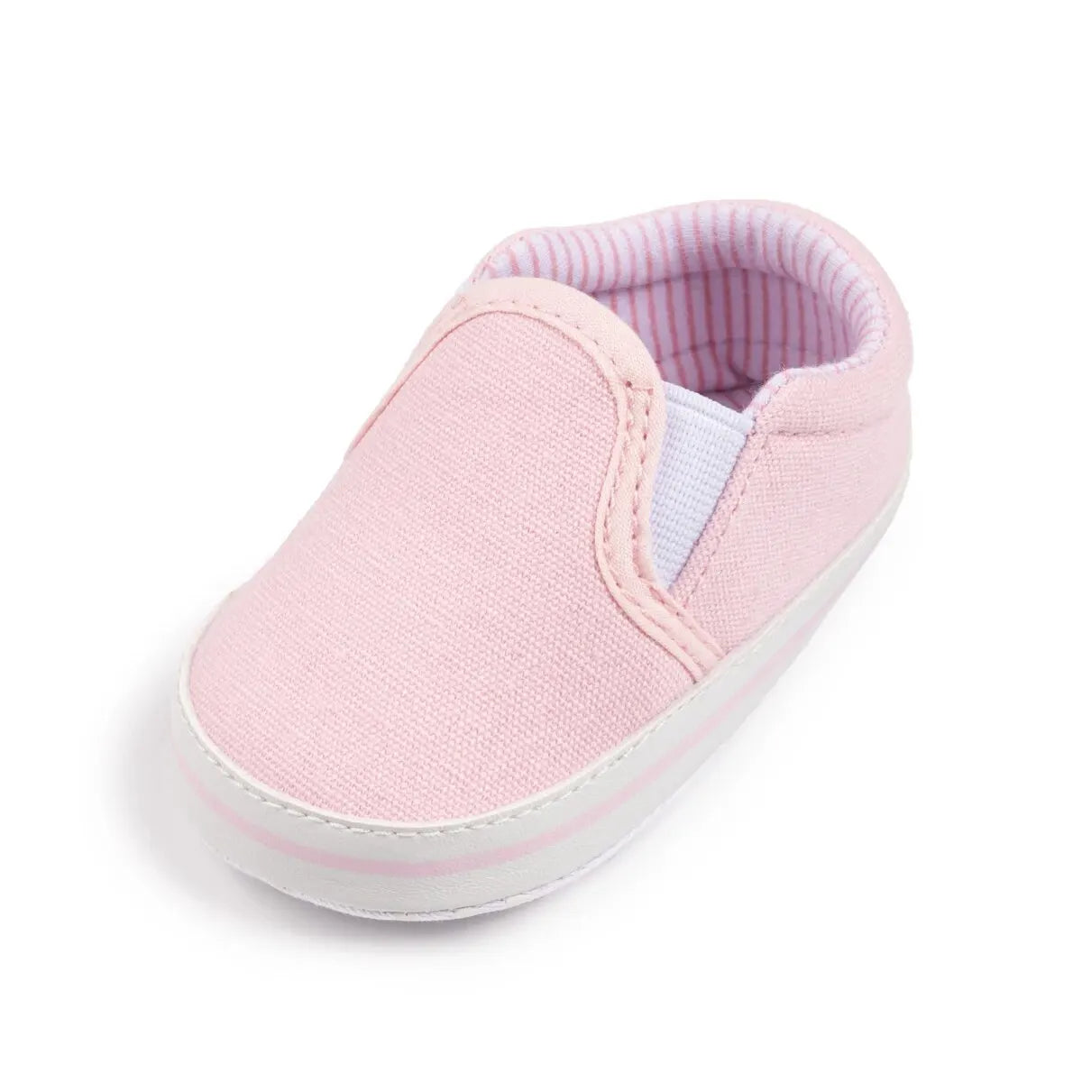 Meckior Casual Canvas Baby Shoes Strawberry Pattern Sleeve Mouth Toddler Anti-slip Soft Sole Newborn Infant Boy Girl Shoes