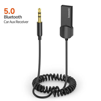 AUX Bluetooth Car Adapter Dongle Cable For Car Tablet Bluetooth Receiver 5 USB to 3.5mm Jack Speaker Audio Music Receiver