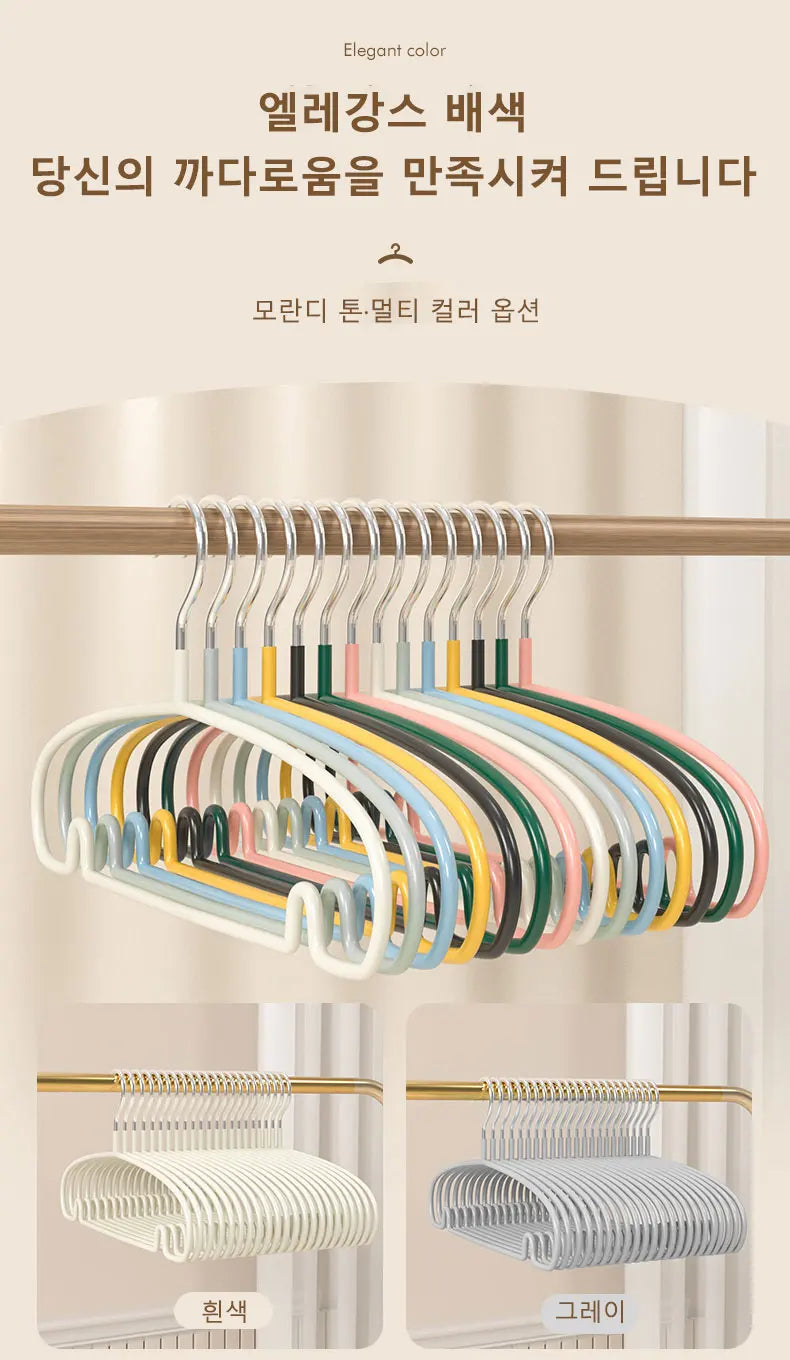 10PCS Simple Clothes Hanger Non Slip Dormitory Household Clothes Hanging to Prevent Clothes Deformation Clothes Storage