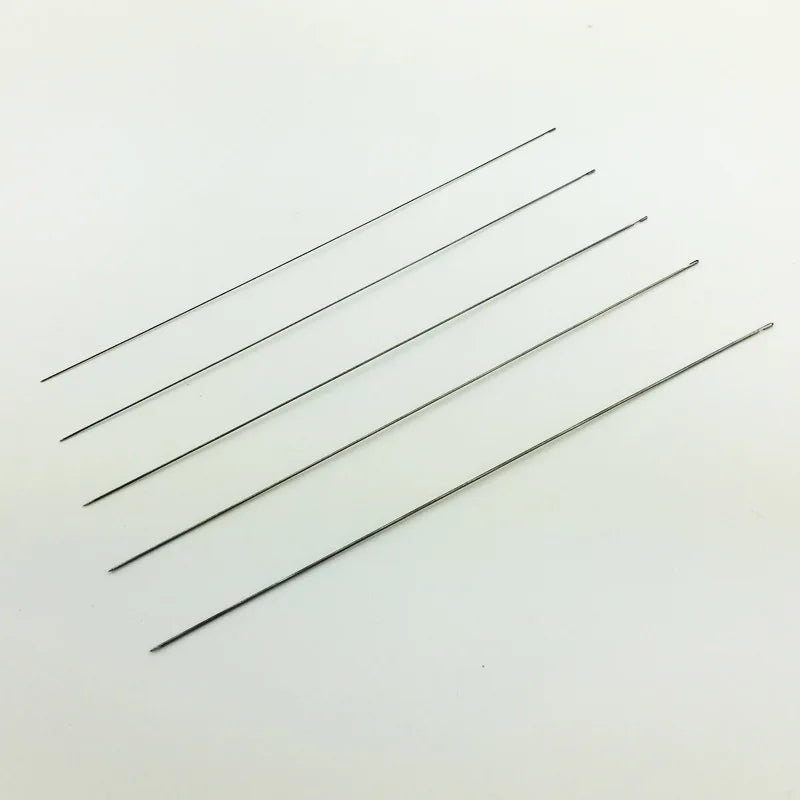 5pcs/lot 26cm Super Long Stainless Steel Beading Needles Easy DIY Jewelry Making Tools Beading Pins for Beading Sewing Supplies