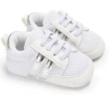 Newborn Baby Shoes Boy Girl Classical Sport Soft Sole PU Leather Multi-Color First Walker Crib Moccasins Casual Sneakers Shoes