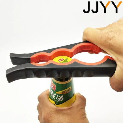 Can Opener Multifunctional Four In One Beverage Bottle Opener Cap Twister Four Position Can Opener Anti Slip Cap Twister