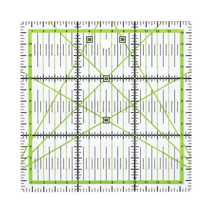 1/2pcs 15cm Quilting Patchwork Ruler Fabric Cloth Cutting Ruler